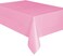 Unique Lovely Pink Solid Rectangular Plastic Table Cover ,54" x 108"1 Count - Elegant DesignPremium Quality, Ideal For Parties, EventsEveryday Use
