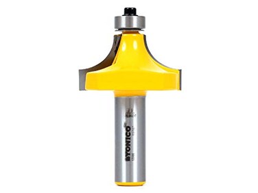 YONICO 13966 9/16-Inch Radius Round Over Edge Forming Router Bit 1/2-Inch Shank