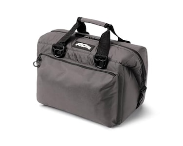 AO Coolers Caravan Canvas Soft Cooler with High-Density Insulation, Oversized Storage Pockets, Charcoal, 24-Can