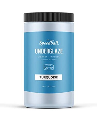Speedball 001059 Underglaze, Turquoise, 16OZ