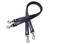 Wento Leather Purses Straps, Lobster Hook, Black, 24'' Length, 0.78'' Width, Real Leather Sewing Canvas Backing, Replacement Purse Straps