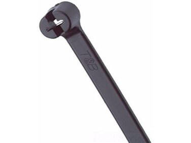 ThomasBetts TB TY25MX 7IN NYL BLK CBL TIE