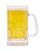 GET 20 oz Clear Plastic Beer Mug with Handle ,Set of 4