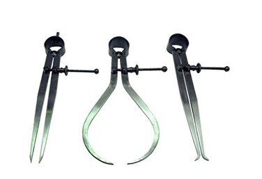 AI 3 Pieces Spring Caliper Set - Inside, OutsideDivider 6" Inch / 150 mm - Measuring Tool, Workshop, Tool Room