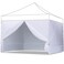 ABCCANOPY Canopy Side Wall Set 10x10,4 Walls Only No Frame and Top White