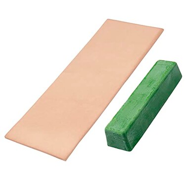 Trend Honing Compound and Leather Strop Kit, HonePolish Finish Your Cutting Tools with Ease, DWS/HP/KIT