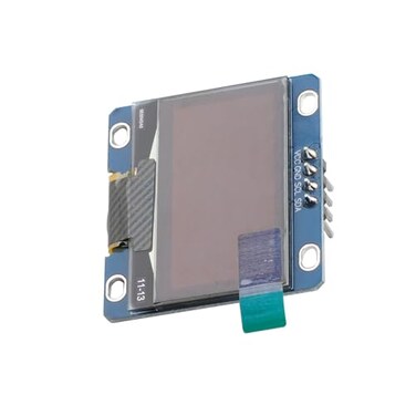 DIYmall 1.3" OLED Display Module I2C IIC Serial 128X64 SH1106 LCD Blue Light Screen for Arduino Raspberry Pi 51 MSP420 STIM32 SCR ESP32