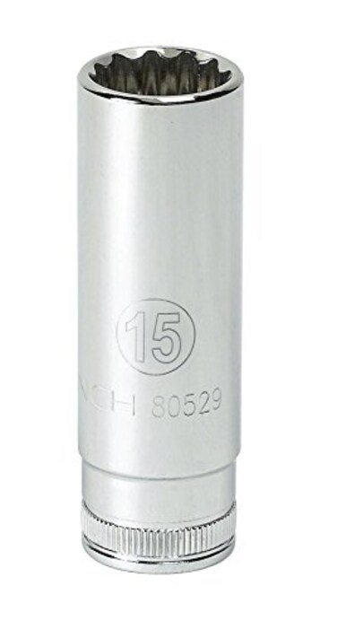 GEARWRENCH 3/8" Drive 6 Pt. Deep Socket, 22mm - 80408