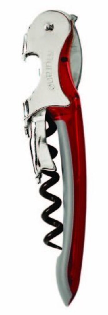 Franmara Murano Waiter's Corkscrew, Translucent Red Handle