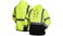 Pyramex Safety Pullover Sweatshirt With Black Bottom Hi Vis Lime 2X Large