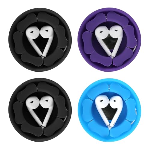 mairui Mairui Wired Earbud Case 4 Pack Earphone Headphone Cord Organizer Earbuds Wrap S usbc