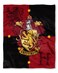 Northwest Harry Potter House Crests Silk Touch Throw Blanket 50" x 60"- Gryffindor