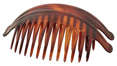 France Luxe Belle Larger Interlocking Comb, Tortoise, Set of 2