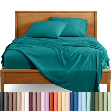 Bare Home Full Sheet Set - 1800 Ultra-Soft ,Full, Emerald