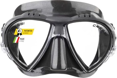 Cressi Matrix 2-Lens Masks, Black/Black