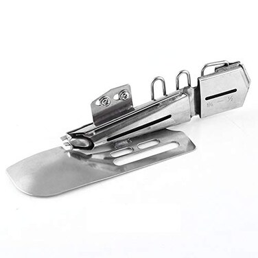 Walfront Flat Seamer Folder Binding Attachment Tape for Industrial Sewing Machine ,1-3/8"-1/2