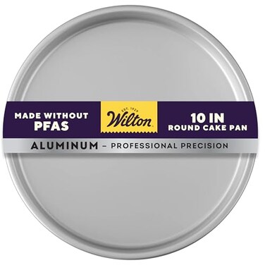Wilton Aluminum Round Cake Pan, Made Without PFAS, 10 in.