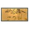 Red Lantern 36" x 72" Gold Leaf Bamboo Wall Hanging