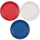 Party Dimensions 7" Paper Plate Bundle: Red, WhiteBlue - 72 Plates Total
