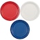 Party Dimensions 7" Paper Plate Bundle: Red, WhiteBlue - 72 Plates Total