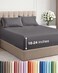 CGK Unlimited Extra Deep Queen Sheet Set - 4 Piece Breathable Cooling Sheets - Dark Grey