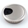 Jetland Desk Grommet for Wire Organizer - Brushed Silver, Fits 2" Hole, GBS53, 2-Pack