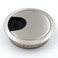 Jetland Desk Grommet for Wire Organizer - Brushed Silver, Fits 2" Hole, GBS53, 5-Pack