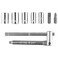 Tusk Folding Mini T-Handle Set 1/4³ Drive“ Compact Folding T-Handle Driver with 8, 10, 1213 mm Hex Sockets Plus2 PhillipsFlat-Head Bits