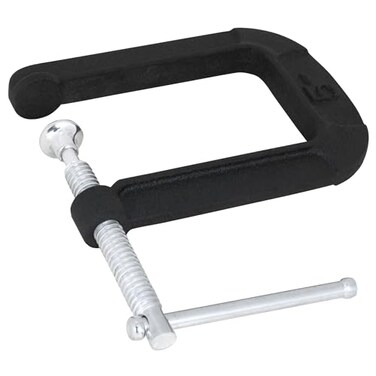Performance Tool W3981 5 in. Deep Throat Cast Iron C-Clamp