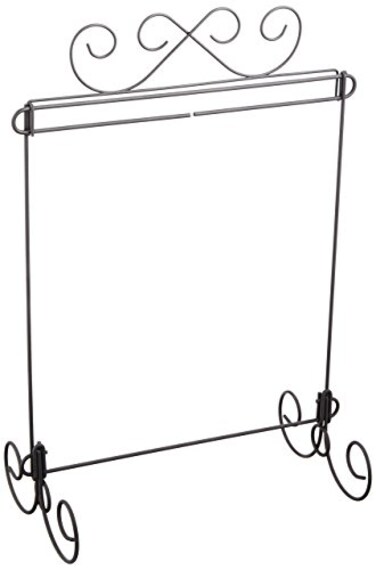 Ackfeld Scroll Single Stand 12in x 14in&ldquo; Tabletop Display Stand for Mini Quilts, BannersNeedlework Projects
