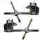 TRQ Front Manual Window Regulator Set