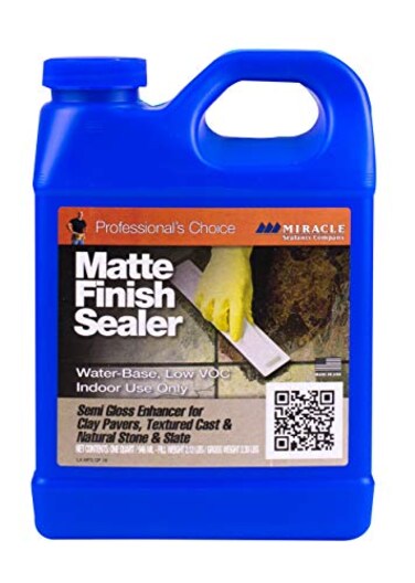 Miracle Sealants Matte Finish Sealer for TileStone, Water-Based, Quart