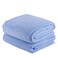 JML Microfiber Bath Towels, 30"x60", 2 Pack, Blue
