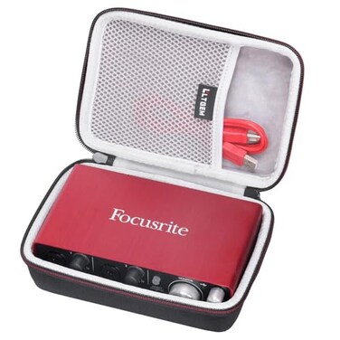 L LTGEM LTGEM Case for Focusrite Scarlett 2i2/Solo 4th Gen USB Audio Interface