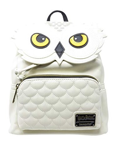 Loungefly x Hedwig the Owl Mini Backpack ,One Size, Cream Multi