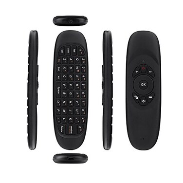 BIFANS Smart Remote Replacement Multifunctional Fly Air Mouse with Keyboard, Mini Wireless KeyboardRemote Control for KODI Android Box HTPC IPTV PC Pad Xbox 360:C120-N