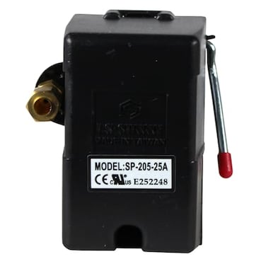 SUNNY Replacement Air Compressor Pressure Switch, Sunny L1, 1 port, 95-125 PSI, 25 Amp