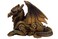 Pacific Giftware PTC 3.5 Inch Steampunk Sitting Winged Dragon Resin Statue Figurine