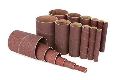 WEN 6510SPC Assorted Grits Spindle Sanding Sleeves ,18 Pack