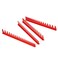 Ernst Manufacturing Wrench Rail Set with Magnetic Backing, 40 Tool, Red