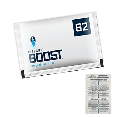 SCOVEE Integra Boost RH 62% 2 Way Humidity Control Large, 67g - 12 PackTwin Canaries Chart