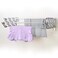 Woolite Aluminum 27" Collapsible Wall Mounted Clothes Drying Rack, Space Saver, Easy Storage, Retractable