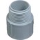 Carlon E943DR-CTN PVC Terminal Adapter, Electrical, 1/2-In. - Quantity 1