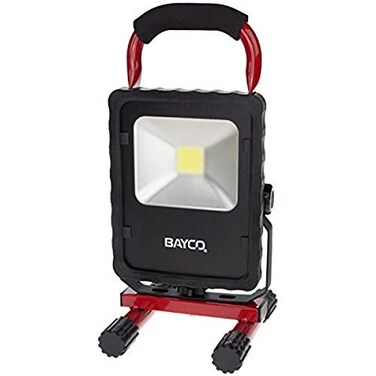 Bayco SL-1512 3000-Lumen LED Work Light, Red/Black