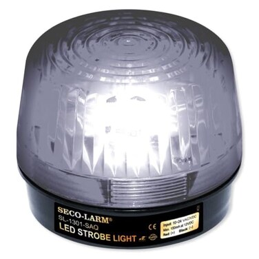 Seco-Larm Enforcer LED Strobe Light, Clear Lens ,SL-1301-BAQ/C