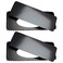 Tosnail 2 Pack 14" x 5.75" Non-Stick Quiche Pan Tart Pan with Removeable Bottom Rectangular Pie Baking Pan