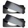 Tosnail 2 Pack 14" x 5.75" Non-Stick Quiche Pan Tart Pan with Removeable Bottom Rectangular Pie Baking Pan