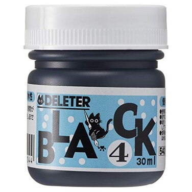 Deleter Matte Black Ink, Versatile MarkerWater Proof, 30ml/Bottle, 1 Bottle ,341-0005, 1-Pack
