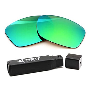 IKON LENSES Polarized Replacement Lenses For Costa Bloke ,Green Mirror