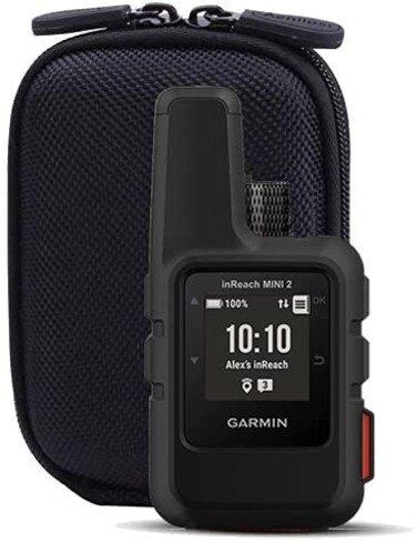 Aenllosi for Garmin inReach Mini 3 Plus/Mini 3/Mini 2/Mini Global Satellite Communicator Hard Carrying Case,Black ,Case Only